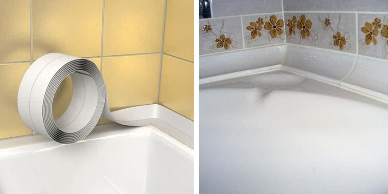 Герметизация зазора между стеной и ванной